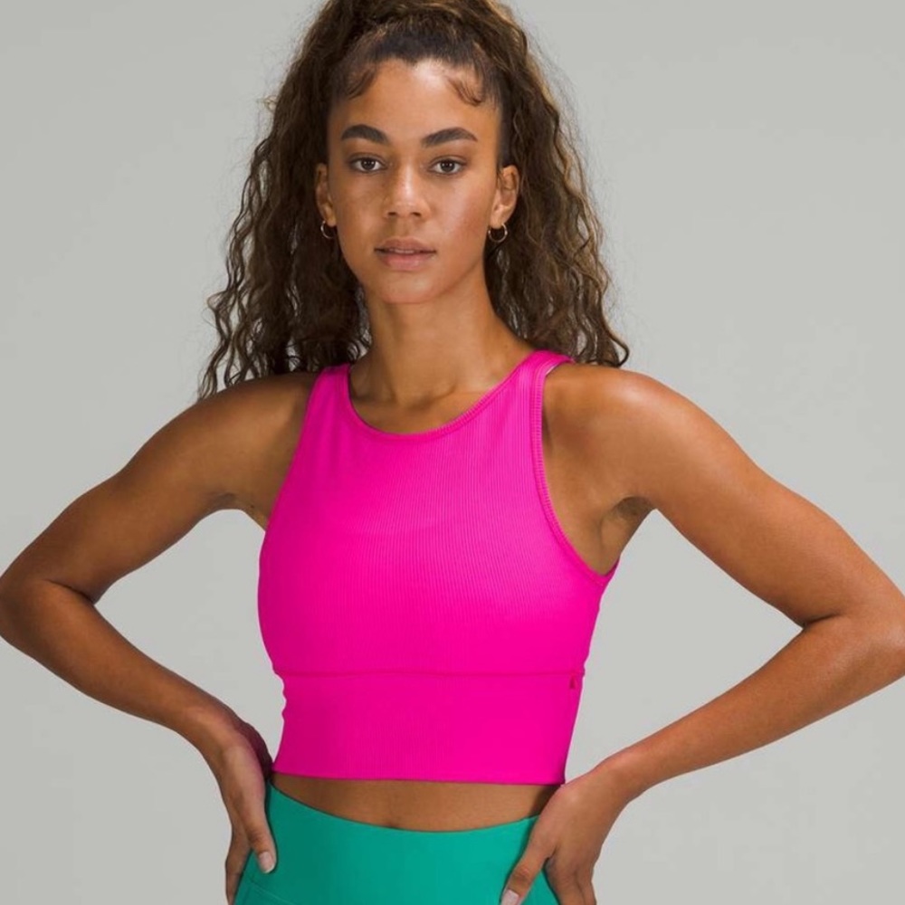 lululemon power pivot ribbed tank.